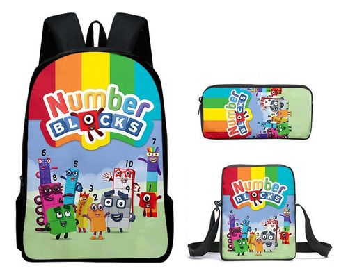 Numberblocks Mochila De Estudiante Impresa Mejor Vendido .k