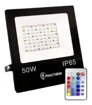 Comprar Reflector Led Rgb Multicolor 50w Exterior Control Remoto Stg