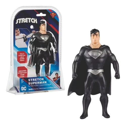Stretch Dc Superman Muñeco Elástico Fugura De Acción 17 Cm