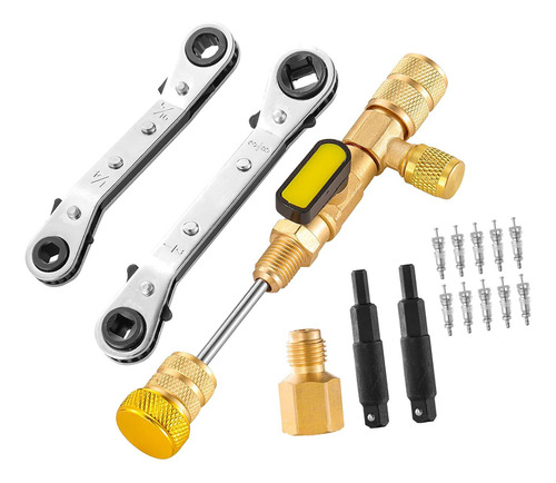 Valve Core Remover E Installer Tool Sae 1/4 Y 5/16 Llave De