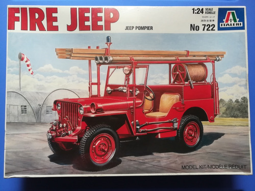 Modelismo Vintage Italeri 1:24 Fire Jeep 