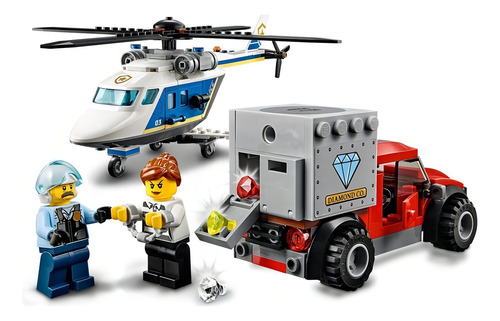 Kit Lego City Policía Persecución En Helicóptero 60243 3