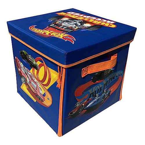 Cubo Almacenamiento Coches Hot Wheels