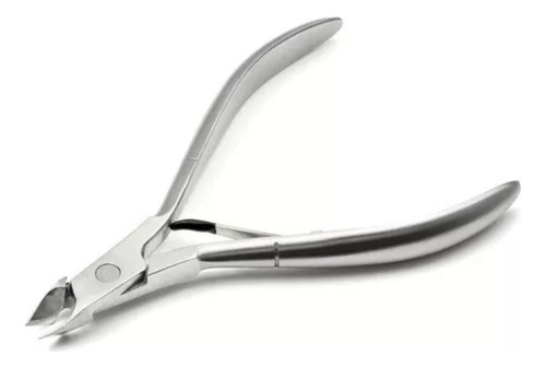 Alicate Corta Uñas Curvo 10cm Acero Inoxidable Gris