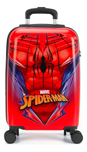 Mala De Viagem Rígida P Bordo Roda 360 Homem Aranha Marvel