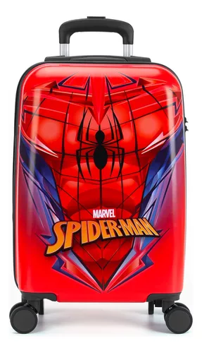 Mochila de Rodinhas P 360 Marvel Homem Aranha Vermelha