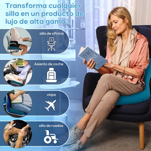 Cojín De Espalda Y Silla Combinado,cojín Asiento Ergonómico