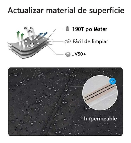Funda Impermeable Para Motocicleta, Talla Xl