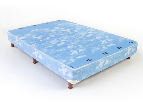 Imagen 1 de 6 de Base Sommier Box Piero Corona Real 190x140x20 2 Plazas