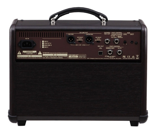 Amplificador Boss Acoustic Singer Live Transistor para guitarra de 60W color marrón 100V/240V