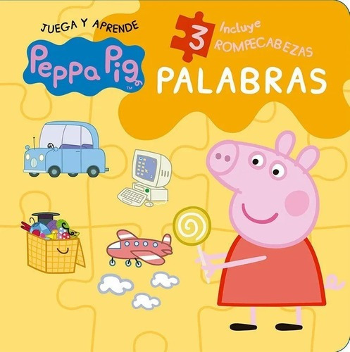 Peppa Pig Palabras Rompecabezas Libro Para Niños 2556