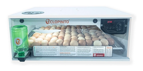 Imagem 2 de 5 de Chocadeira 110 A 120 Ovos, Ar Forçado, Ovoscópio Giratório