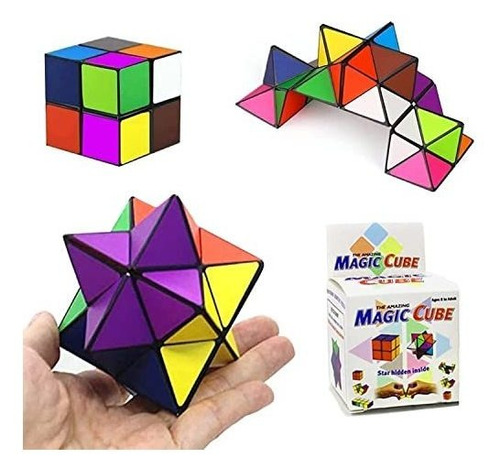 Star Cube Magic Cube 2 En 1 Set, Classic Yoshimoto Cube Infi