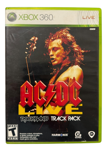 Ac/dc Live Rock Band Track Pack Para Xbox 360 Físico (Usado)