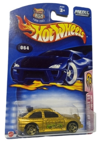 Hot Wheels Highway 35 Ford Escort Flamin  Colección 64