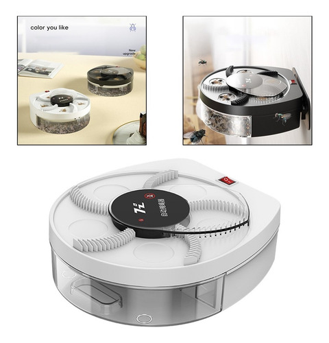 Imagen 2 de 6 de Trampa Para Moscas De Frutas Con Carga Usb, Repelente De Mos