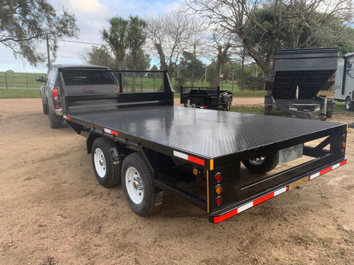 Imagen 7 de 17 de Trailer Para Pallet O Cajones 3.500kg Doble Eje Nuevos