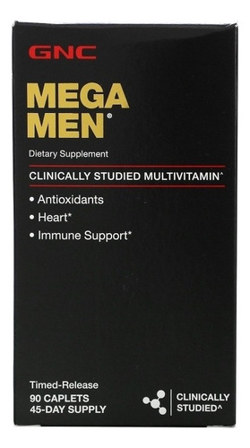 Suplemento en cápsulas GNC Mega Men Mega Men