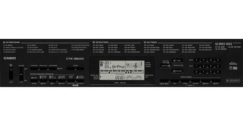 Imagen 2 de 4 de Pack Teclado Casio Ctk-3500 + Sillin + Atril