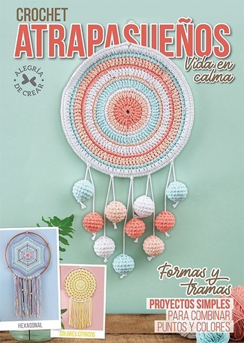 Revista Tejido Crochet Atrapasueños 7 Proyectos Simples
