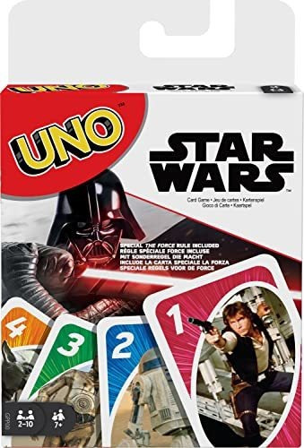 Jogo De Cartas Uno Star Wars Matching Com 112 Cartas