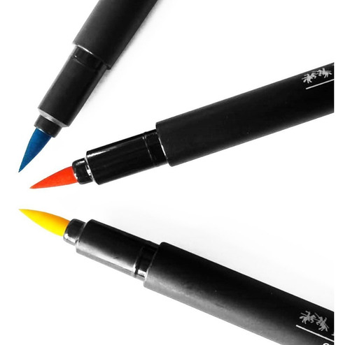 6plumones Pastel Faber Castell Super Soft Punta Pincel Brush