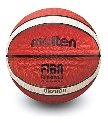 Pelota Basquet Molten Bg2000 Oficial Entrenamiento Goma N°5