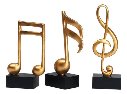 3 Piezas De Adornos Para Figuras Musicales Con Notas Musical