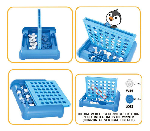 Juego Fila, Juego De Conexión, Juego De Viaje, Azul