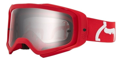 Óculos Proteção Trilha Motocross Fox Airspace Prix Flame Red