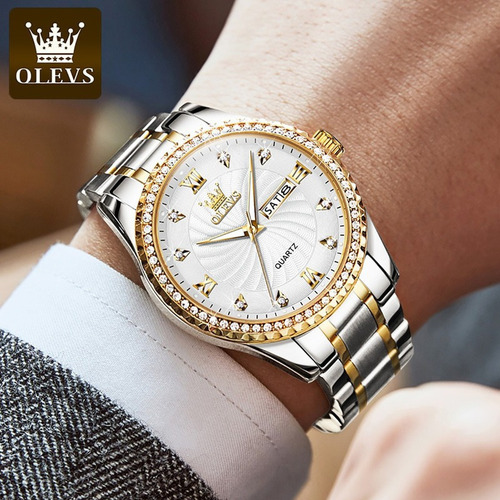 Reloj Resistente Al Agua Con Forma De Diamante