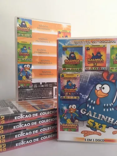 Galinha Pintadinha 6 DVD em 1 - Filme Coleção Desenho Infantil