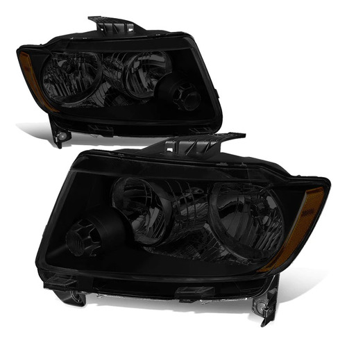 Par De Faros Delanteros Jeep Grand Cherokee 2011 2012 2013