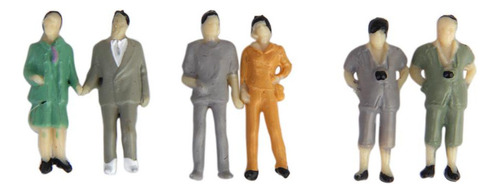 24 Piezas Ho Oo Modelo De Personas Para Casa De Muñeca