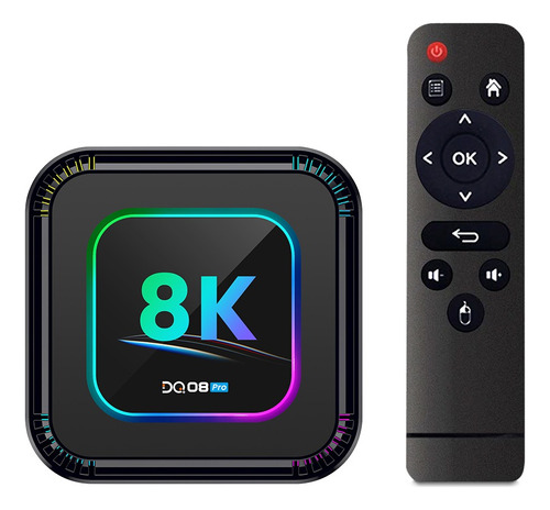 Caja De Tv Inteligente Dq08 Pro Rgb Android 13 4k Hdr10+ Wif