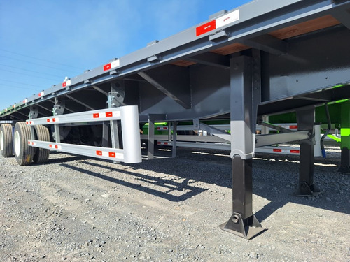 Plataforma Plana Remolque Chasis 53 Pies Con 2 Ejes