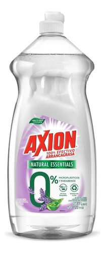 Lavatrastes Líquido Axion Natural Essentials Lavanda Y Aloe 1.1l