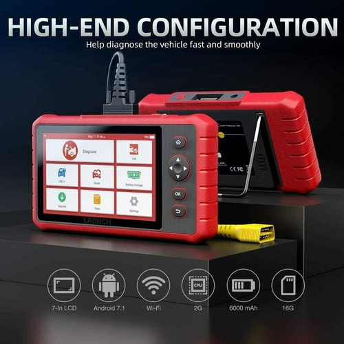 Imagen 5 de 9 de Escaner Automotriz Launch Crp909x 15 Funciones Crp909 Obd2