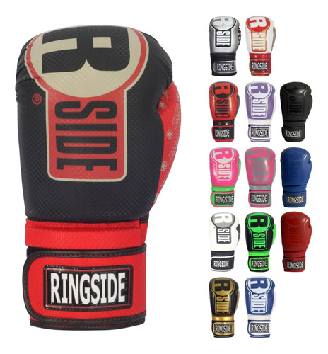 Guantes De Boxeo Ringside S/m Black/red