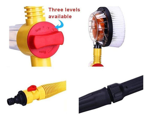 B Kit Rotativo De Lavagem De Carros Com Dispensador De