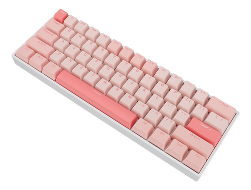 St Teclado Mecânico Com Fio, 61 Teclas, Vermelho, Rgb,