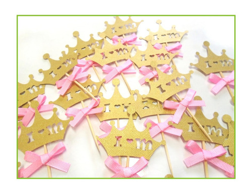 Cupcake Topper Premium Peq Ponque Candybar Personaliza 24und