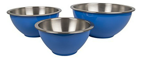 Luciano Housewares Cuencos Para Mezclar De Acero Inoxidable 