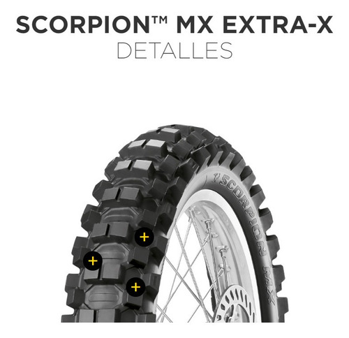 Cubierta 80 100 21 Pirelli Mx Extra Kawasaki Klx 300cuotas