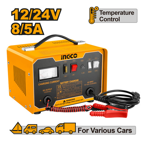 Cargador De Batería 12 V/8a 24v/5a Ing-ucb1601