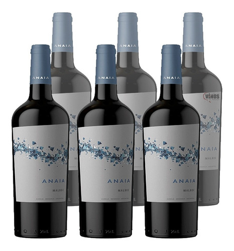 Vino Anaia Malbec 750 Ml Caja X6 Unidades