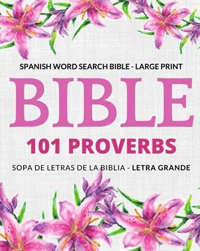 Libro : Spanish Bible Word Search - Large Print - With _e 