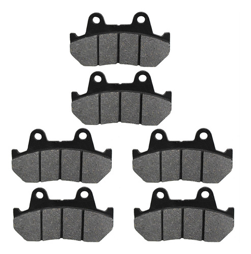 3 Pares De Pastillas De Freno Para Honda Gl 1200 Goldwing