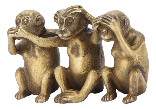 Tres Monos, Estatuas De Monos Sabios, No Oyen Mal, No Ven Ma