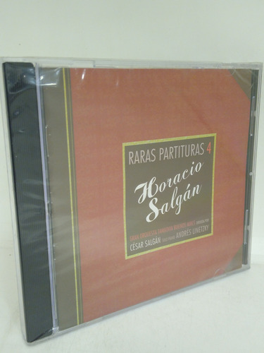 Horacio Salgan Raras Partituras Cd Nuevo